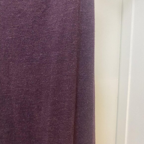 Lululemon Refresh Maxi Dress Womens Small Purple Heathered Racerback Tank Lounge - Picture 3 of 5